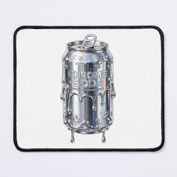 Item preview, Puffy Chrome Silver Soda Can designed and sold by Teeny Quities.