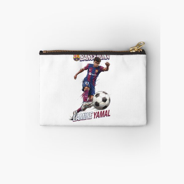 Item preview, Lamine Yamal FC Barcelona Dynamic Soccer Illustration designed and sold by annaarthk.