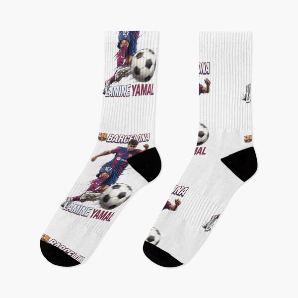 Item preview, Lamine Yamal FC Barcelona Dynamic Soccer Illustration designed and sold by annaarthk.