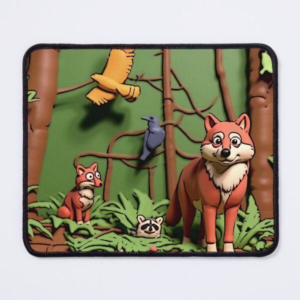 Item preview, Magical Forest - Forest Animals designed and sold by NaturePrints.