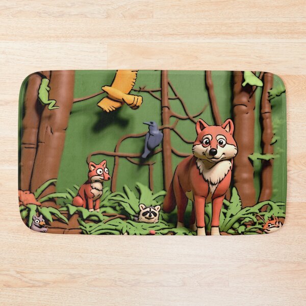 Item preview, Magical Forest - Forest Animals designed and sold by NaturePrints.