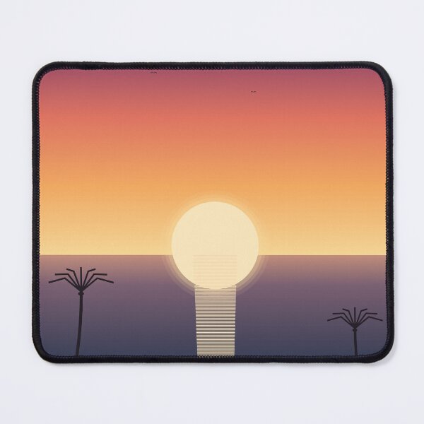 Item preview, Salt Air Sunset Skies Beach Palm Tree Poster designed and sold by kd2010.