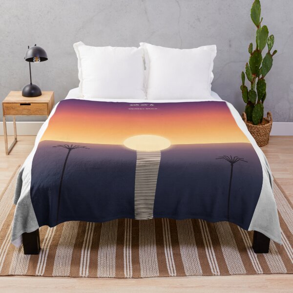 Item preview, Salt Air Sunset Skies Beach Palm Tree Poster designed and sold by kd2010.
