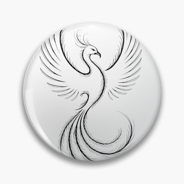 Item preview, Phoenix — Monochrome Minimalism designed and sold by ErgTime.