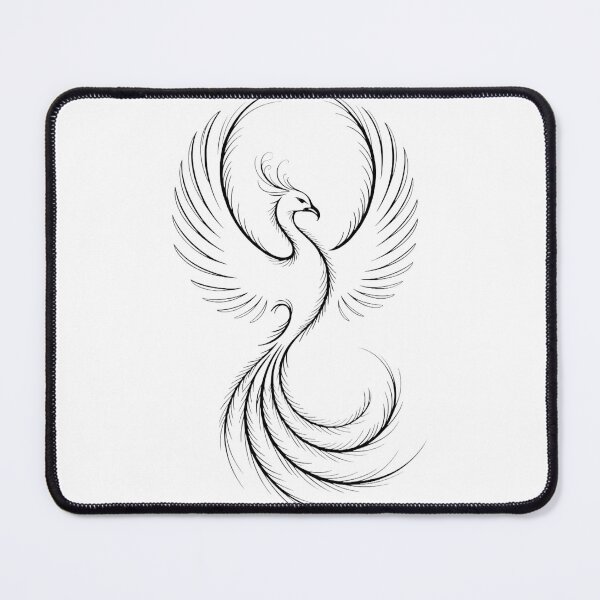 Item preview, Phoenix — Monochrome Minimalism designed and sold by ErgTime.