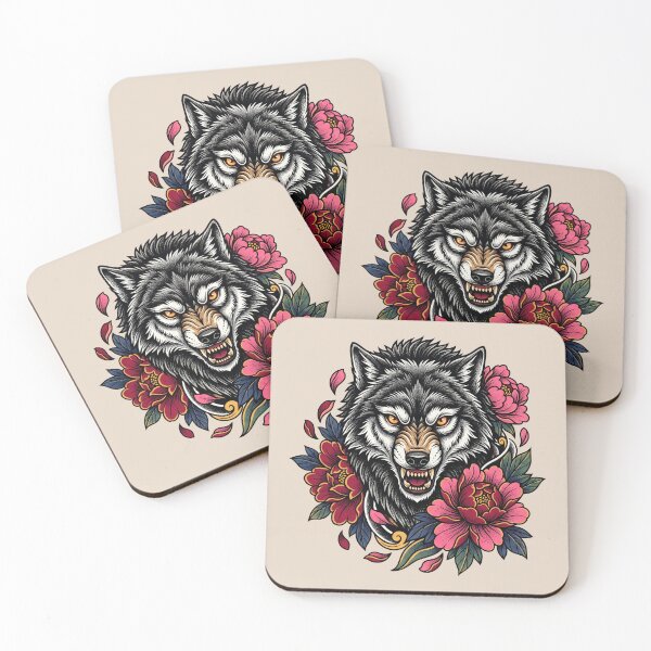Item preview, Wolf Tattoo designed and sold by Tnerv.