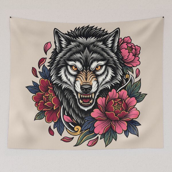 Item preview, Wolf Tattoo designed and sold by Tnerv.