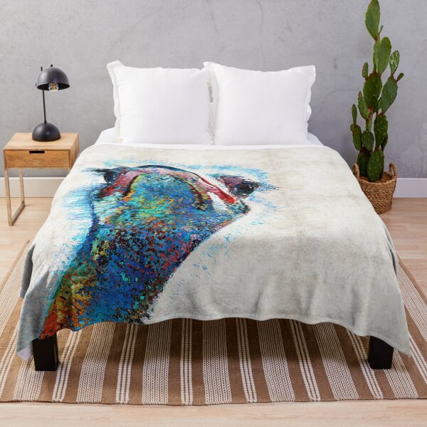 Item preview, Colorful Ostrich Face Bird Zoo Animal Art designed and sold by Sharon Cummings Art.
