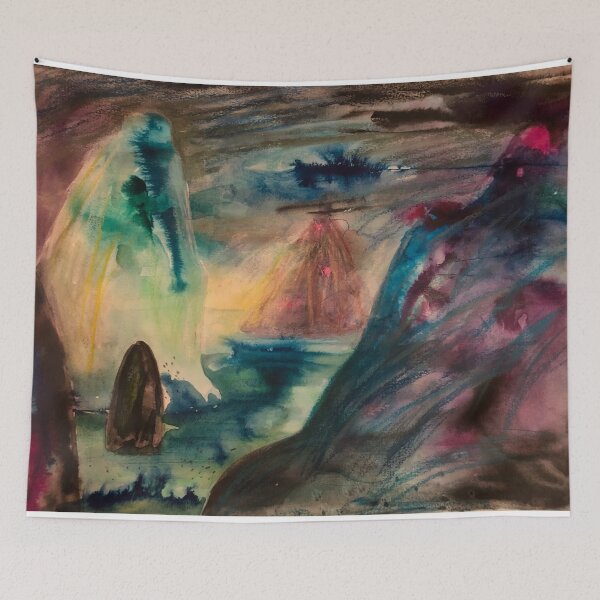 Item preview, Landscape with rocks designed and sold by Marianna Tankelevich.