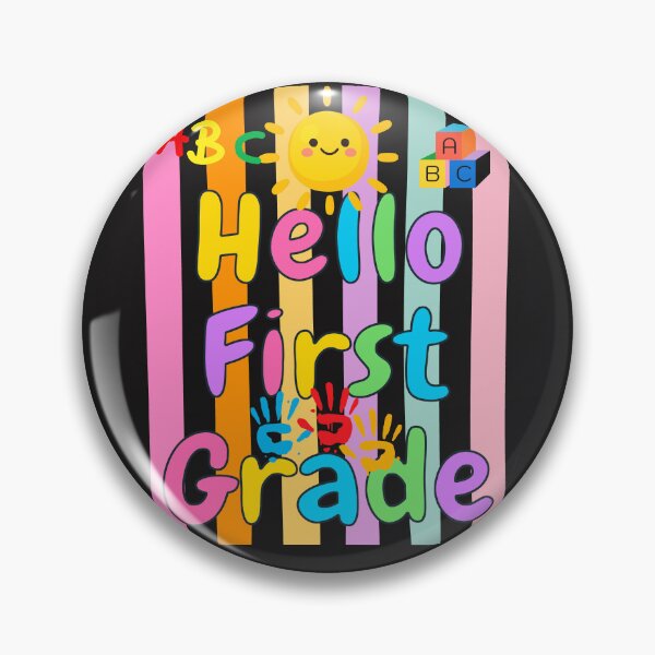 Item preview, Kindergarten Hello First Grade Pre-K back to school designed and sold by erozzz.