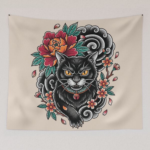 Item preview, Black Cat Tattoo designed and sold by Tnerv.