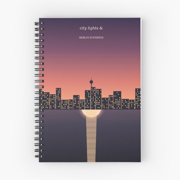 Item preview, Berlin Evenings City Skyline Poster designed and sold by kd2010.