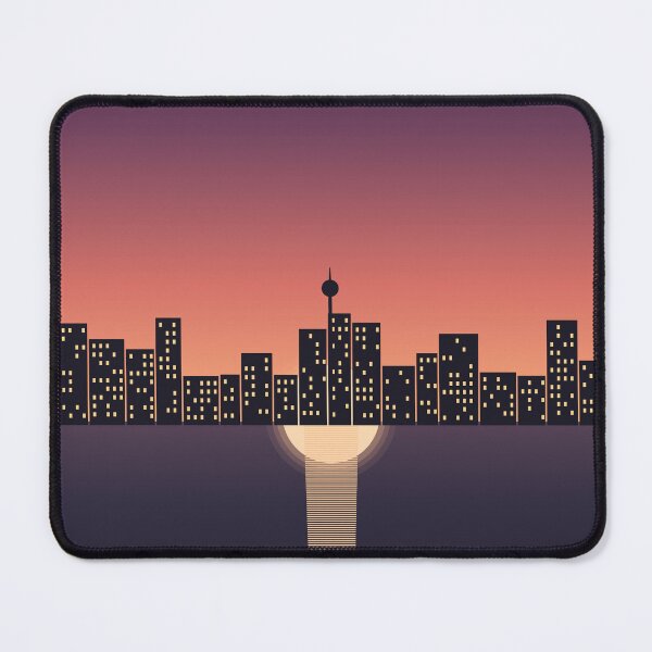 Item preview, Berlin Evenings City Skyline Poster designed and sold by kd2010.