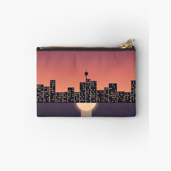 Item preview, Berlin Evenings City Skyline Poster designed and sold by kd2010.