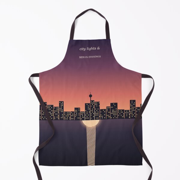 Item preview, Berlin Evenings City Skyline Poster designed and sold by kd2010.