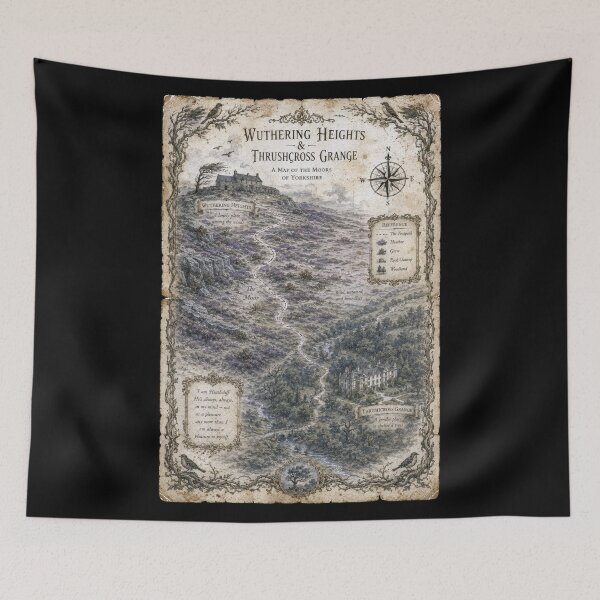 Item preview, Wuthering Heights & Thrushcross Grange designed and sold by cryolith7454.