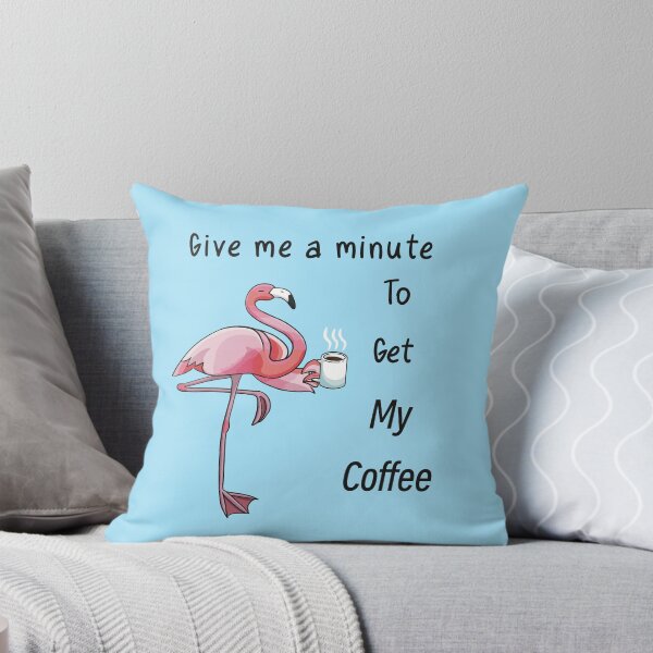 Item preview, Flamingo Coffee (black text) designed and sold by Can-See-Zee.