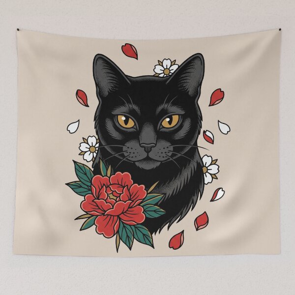 Item preview, Black Cat Tattoo designed and sold by Tnerv.