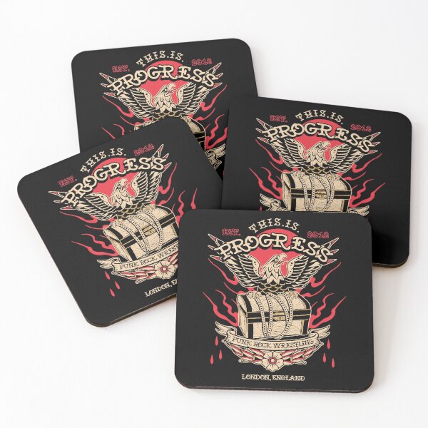 Item preview, This Is Progress Punk Rock Wrestling London England Est 2012 designed and sold by onlytiggokk.