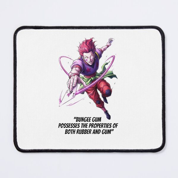 Item preview, Hisoka Morrow Bungee Gum Quote Anime Artwork designed and sold by FreakToons.