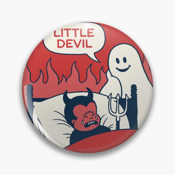 Item preview, Goodnight Little Devil • Sweet Dreams Little Troublemaker • Retro Comic Pop Art designed and sold by wmxdesign.
