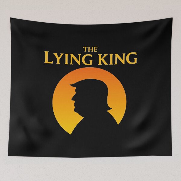 Item preview, The Lying King Donald Trump designed and sold by onlytiggokk.