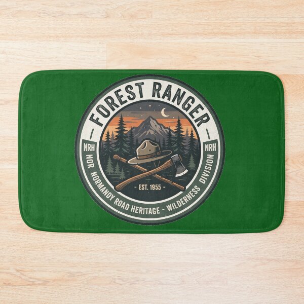 Item preview, Vintage Forest Ranger Wilderness Badge designed and sold by Normandy Road Heritage™ - Vintage Garage Art.