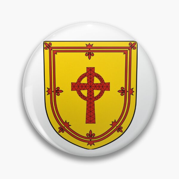 Item preview, Scottish Celtic High Cross Royal Banner Shield (Bratach-sgiath rìoghail croise àird Cheiltich Albannaich) designed and sold by JonathanR1994.