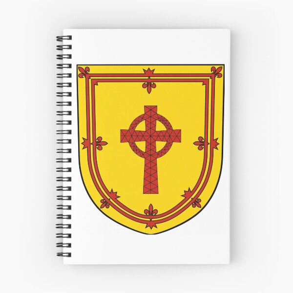 Item preview, Scottish Celtic High Cross Royal Banner Shield (Bratach-sgiath rìoghail croise àird Cheiltich Albannaich) designed and sold by JonathanR1994.