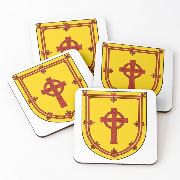 Item preview, Scottish Celtic High Cross Royal Banner Shield (Bratach-sgiath rìoghail croise àird Cheiltich Albannaich) designed and sold by JonathanR1994.
