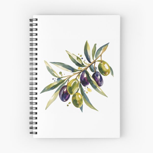 Item preview, Abstract Watercolor Olive Branch designed and sold by KawaiiDesigns26.