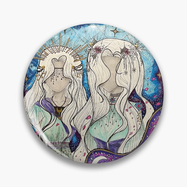 Item preview, Celestial Twins designed and sold by Trendy Mori.