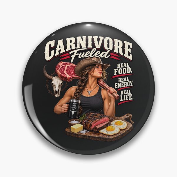 Item preview, CARNIVORE FUELED - REAL FOOD REAL ENERGY REAL LIFE designed and sold by CarnivoreGifts.
