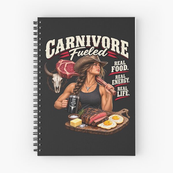 Item preview, CARNIVORE FUELED - REAL FOOD REAL ENERGY REAL LIFE designed and sold by CarnivoreGifts.