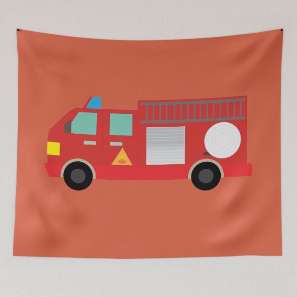 Item preview, Fire Truck designed and sold by ROSE ANN BANILAR.