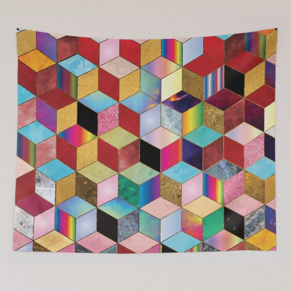 Item preview, Geometric Cubes Three designed and sold by Totaldannation.