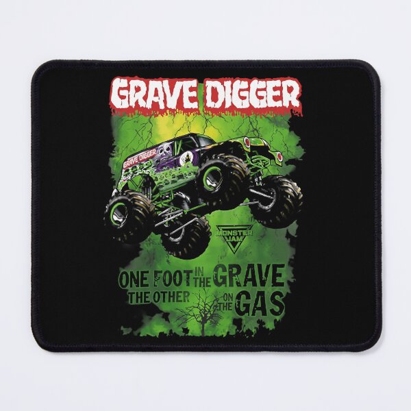 Item preview, One Foot In The Grave The Other On The Gas Grave Digger Monster Jam designed and sold by onlytiggokk.