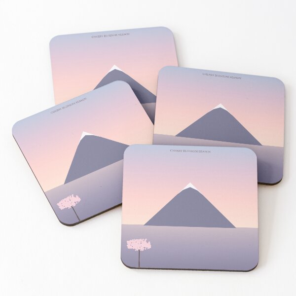 Item preview, Cherry Blossom Season Mount Fuji Poster designed and sold by kd2010.