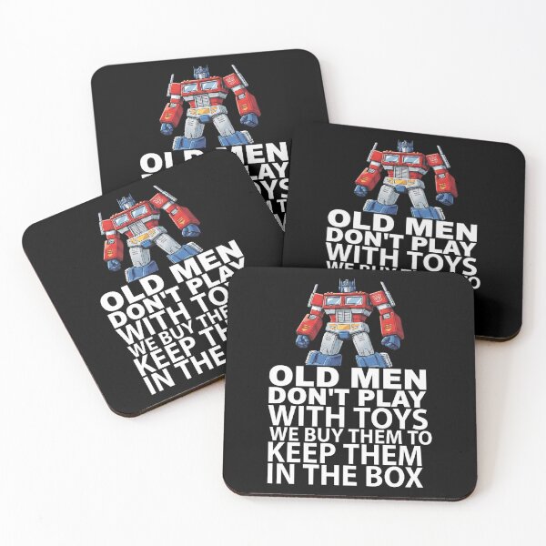 Item preview, Old Men Don't Play With Toys We Buy Them To Keep Them In The Box Optimus Prime designed and sold by onlytiggokk.