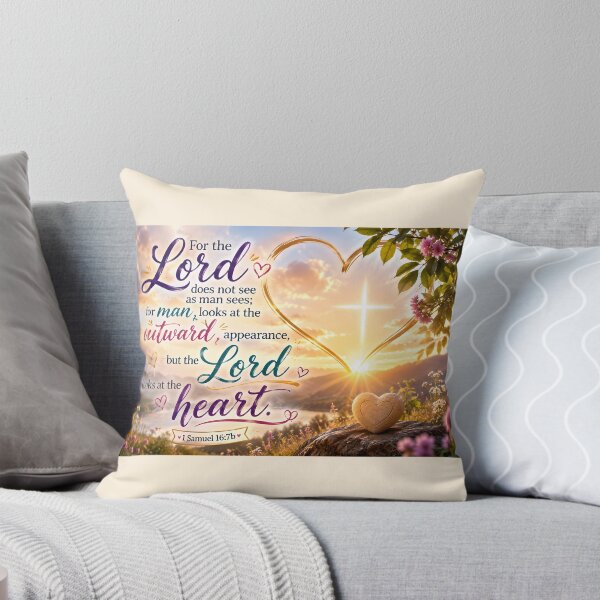 Item preview, The Lord Looks at the Heart designed and sold by Stubblejumper Artworks.