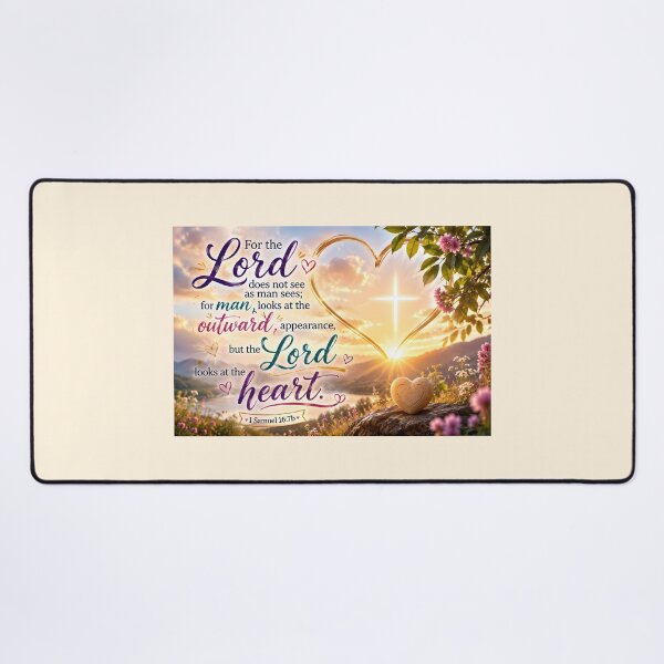 Item preview, The Lord Looks at the Heart designed and sold by Stubblejumper Artworks.