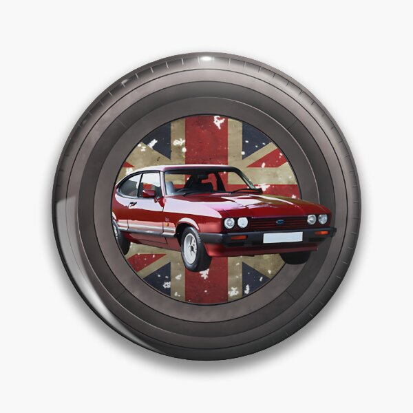 Aperçu de l'œuvre Ford Capri Mk Rouge Pneu | Édition Limitée créée et vendue par Bryceplays.