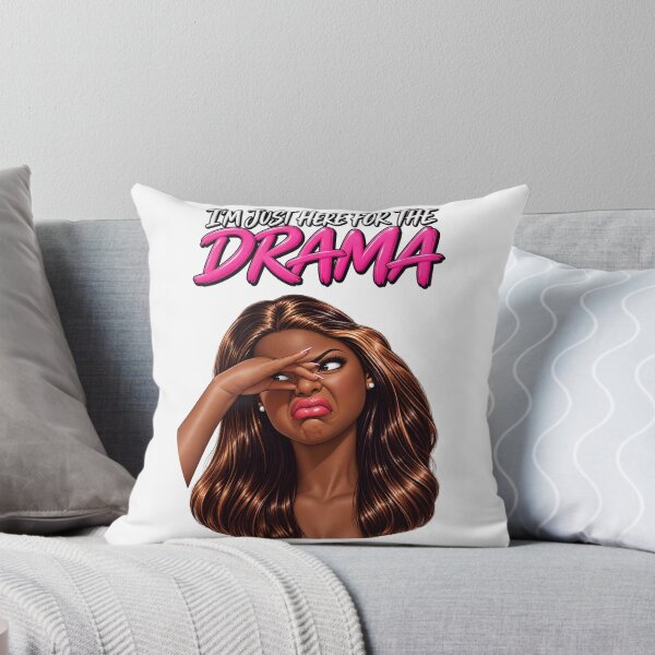 Item preview, I'm Just Here for the Drama – Sassy Girl Pink Attitude designed and sold by ArtSpark Studio.