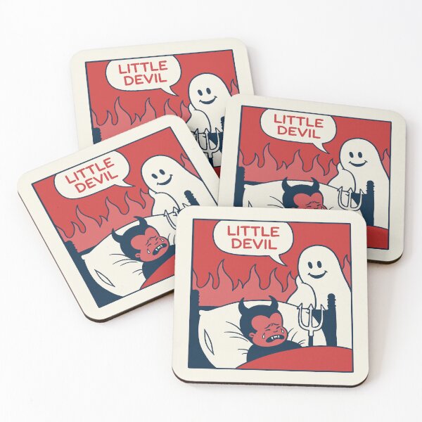 Item preview, Goodnight Little Devil • Sweet Dreams Little Troublemaker • Retro Comic Pop Art designed and sold by wmxdesign.