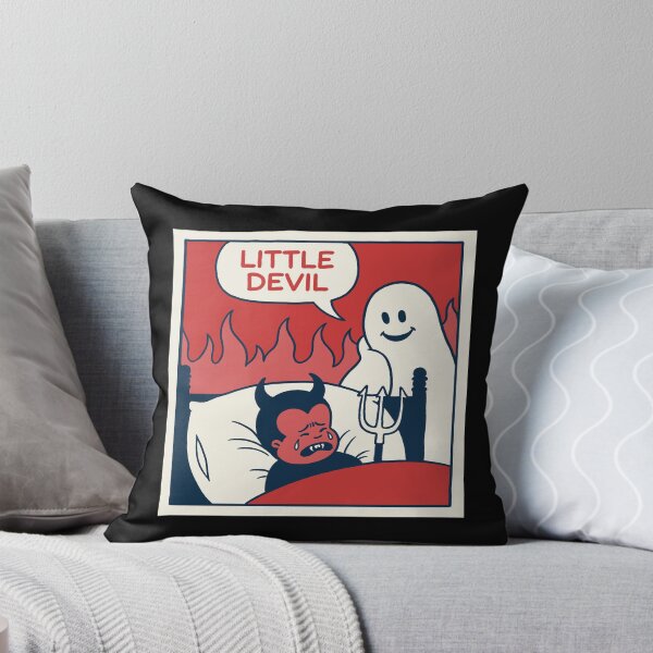 Item preview, Goodnight Little Devil • Sweet Dreams Little Troublemaker • Retro Comic Pop Art designed and sold by wmxdesign.
