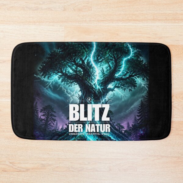 Item preview, Nature’s Lightning – Powerful Tree in a Thunderstorm | Untamed Nature Fantasy designed and sold by DervoTeck2767.