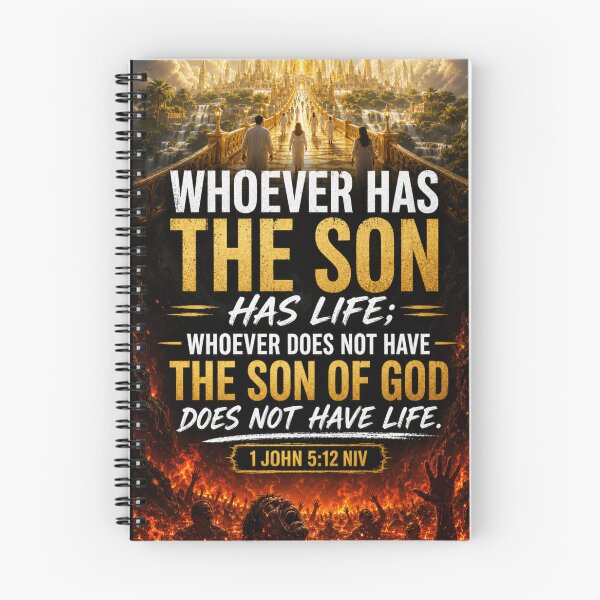 Item preview, 1 John 5:12 NIV - JCTRUTHER designed and sold by JCTRUTHERshop.