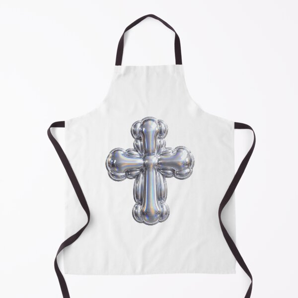 Item preview, Puffy Inflated Chrome Cross designed and sold by Teeny Quities.