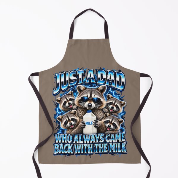 Item preview, Raccoon Just A Dad Who Came Back With Milk designed and sold by MOFAPPAREL.