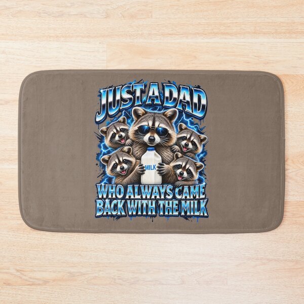 Item preview, Raccoon Just A Dad Who Came Back With Milk designed and sold by MOFAPPAREL.